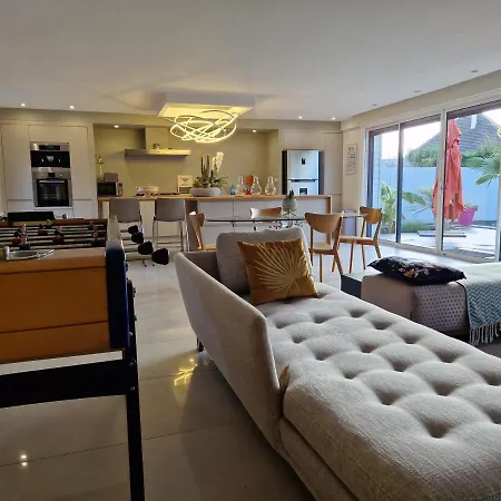 Villa De Luxe Familiale Et Spa Poppies Holiday Jardin Babyfoot Flipper 300M Plage Riva Bella Familles Groupes Evg Evjf ヴィラ *